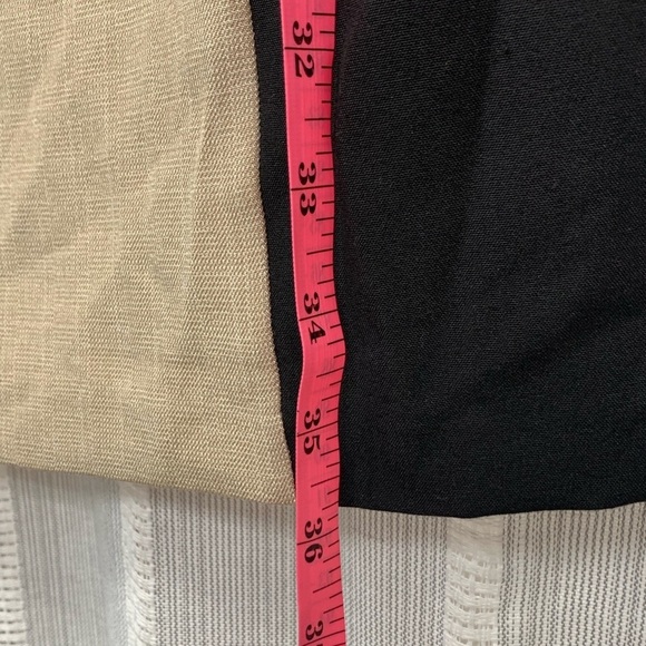 BCX‎ Dress NWT Black and Tan Color Block Sleeveless (No Belt) Size 9 - Picture 8 of 11